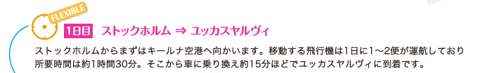 ストックホルム→ユッカスヤルヴィ