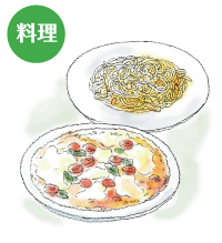 ローマ　料理イメージ